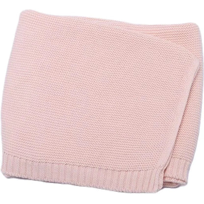 Personalized Embroidered Name Cotton Knit Baby Blanket
