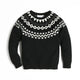 black sweater