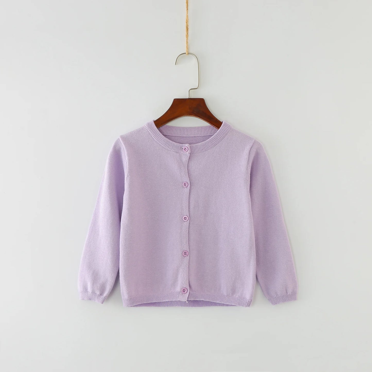 Knit Cardigan Sweater for Babies, Toddlers & Little Kids (9 Months–7 Years) – Button-Front, Embroidered Animals & Floral Details