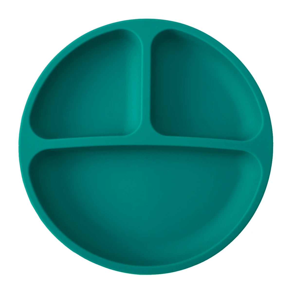 Three-Compartment Silicone Baby & Toddler Divided Plate