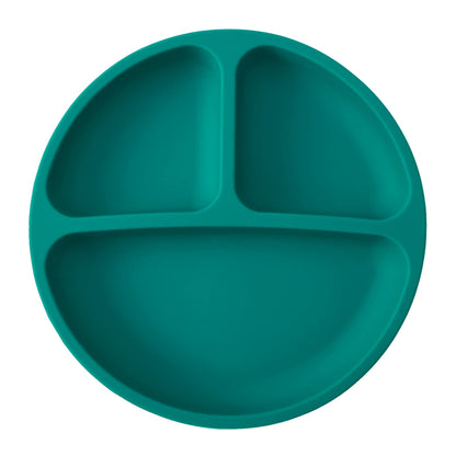 Three-Compartment Silicone Baby & Toddler Divided Plate