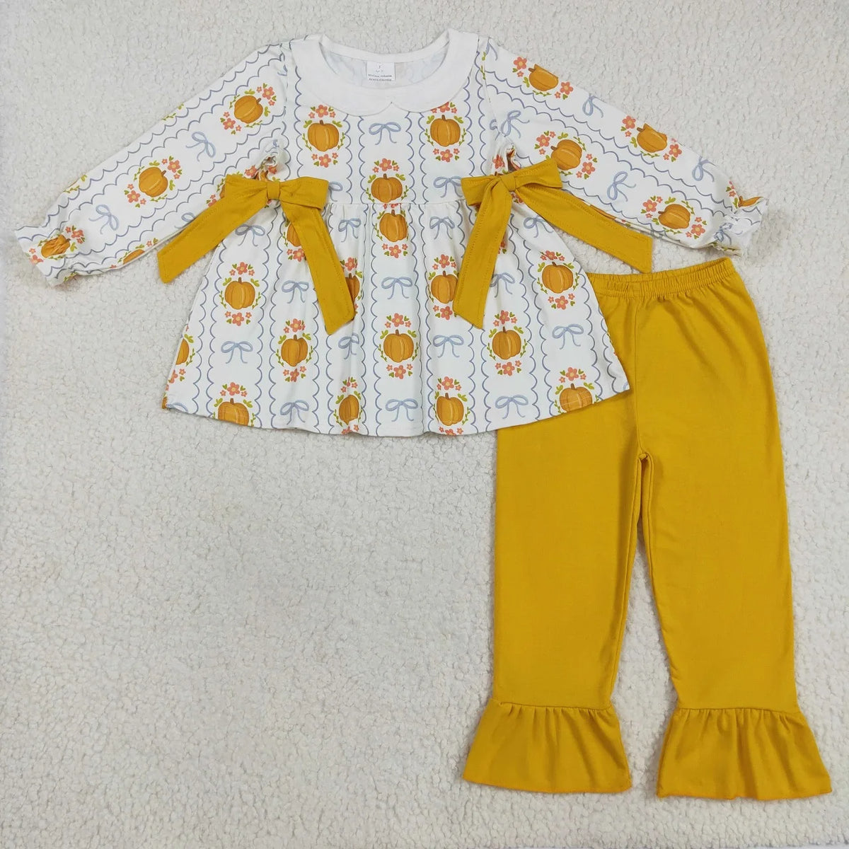 Harvest Charm Printed Two-Piece Outfit Sets for Baby & Toddler Girls