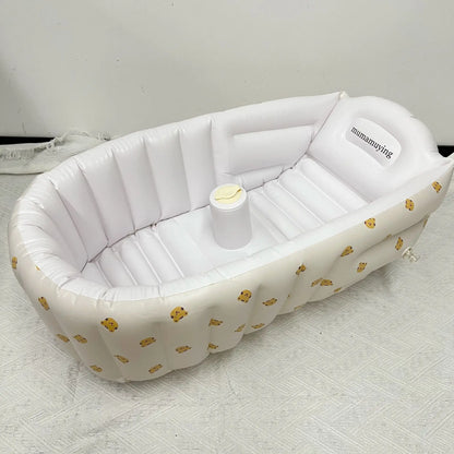 Inflatable Baby Bath Tub with Cushioned Backrest