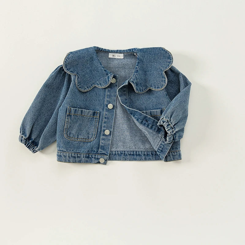 Ruffle Collar Denim Jacket for Girls (1-6 years)