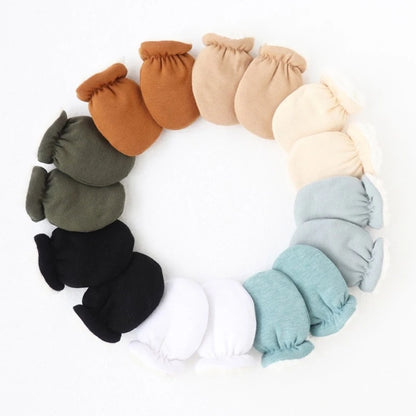 Newborn Anti-Scratch Baby Mittens – Soft Protective Hand Covers (0–12 Months)