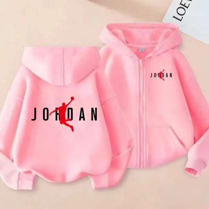 Girls’ Basketball Graphic Full-Zip Hoodie