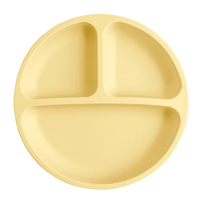 Three-Compartment Silicone Baby & Toddler Divided Plate