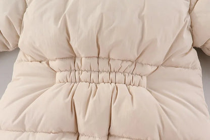 Plush-Lined Winter Baby Snowsuit with Hood & Mittens (0–18 Months)