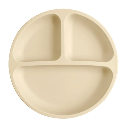 Three-Compartment Silicone Baby & Toddler Divided Plate