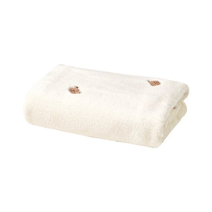Embroidered Polar Fleece Baby Blanket with Tiny Motifs