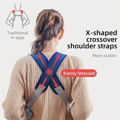 Multi-Position Baby Carrier with Padded Shoulder Straps & Adjustable Buckles