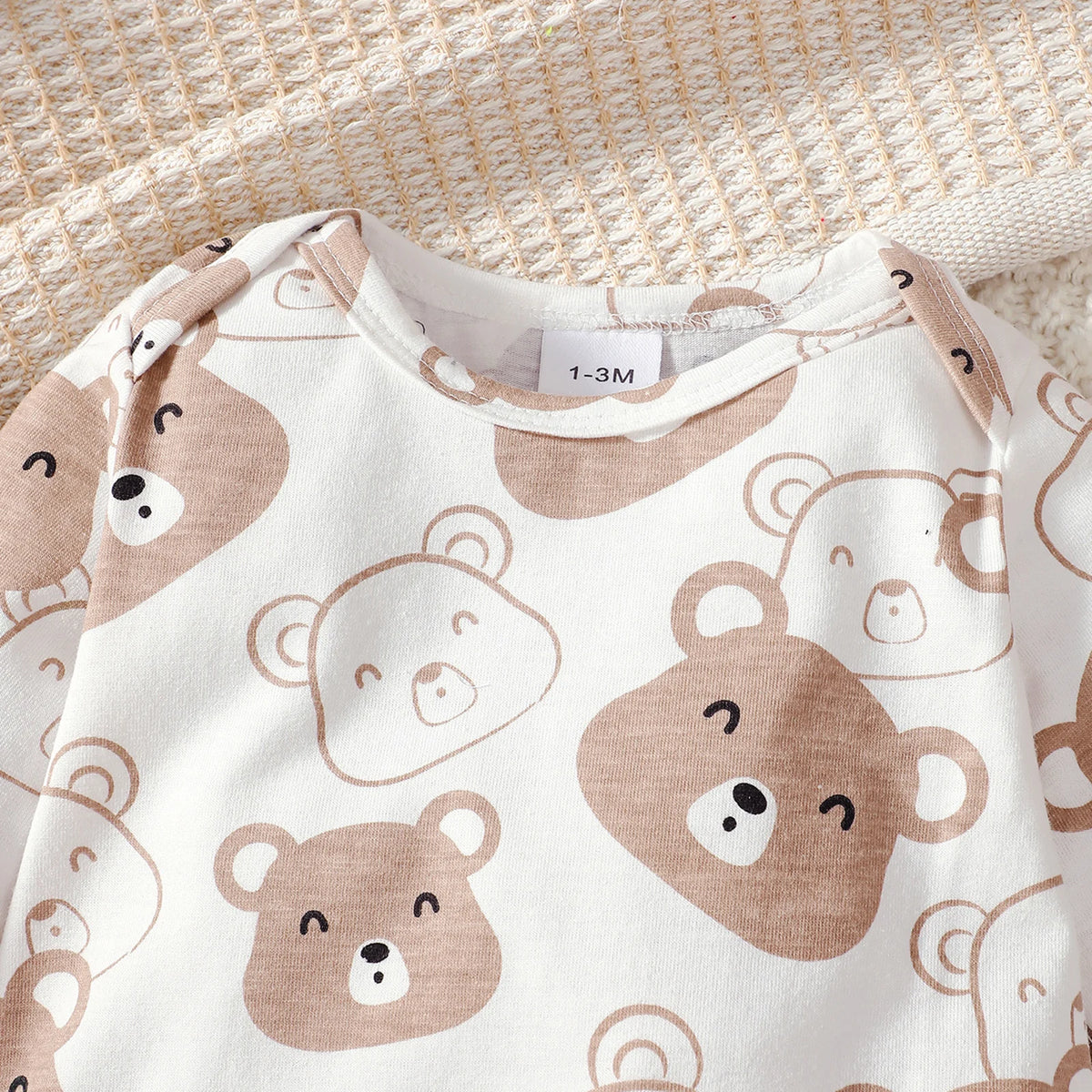 Little Bear Bodysuit, Pants, Hat & Booties 4-Piece Baby Boy Set