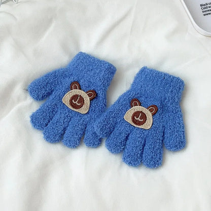 Toddler Plush Cartoon Gloves – Cozy Winter Warmth for Little Hands (Ages 1–3)