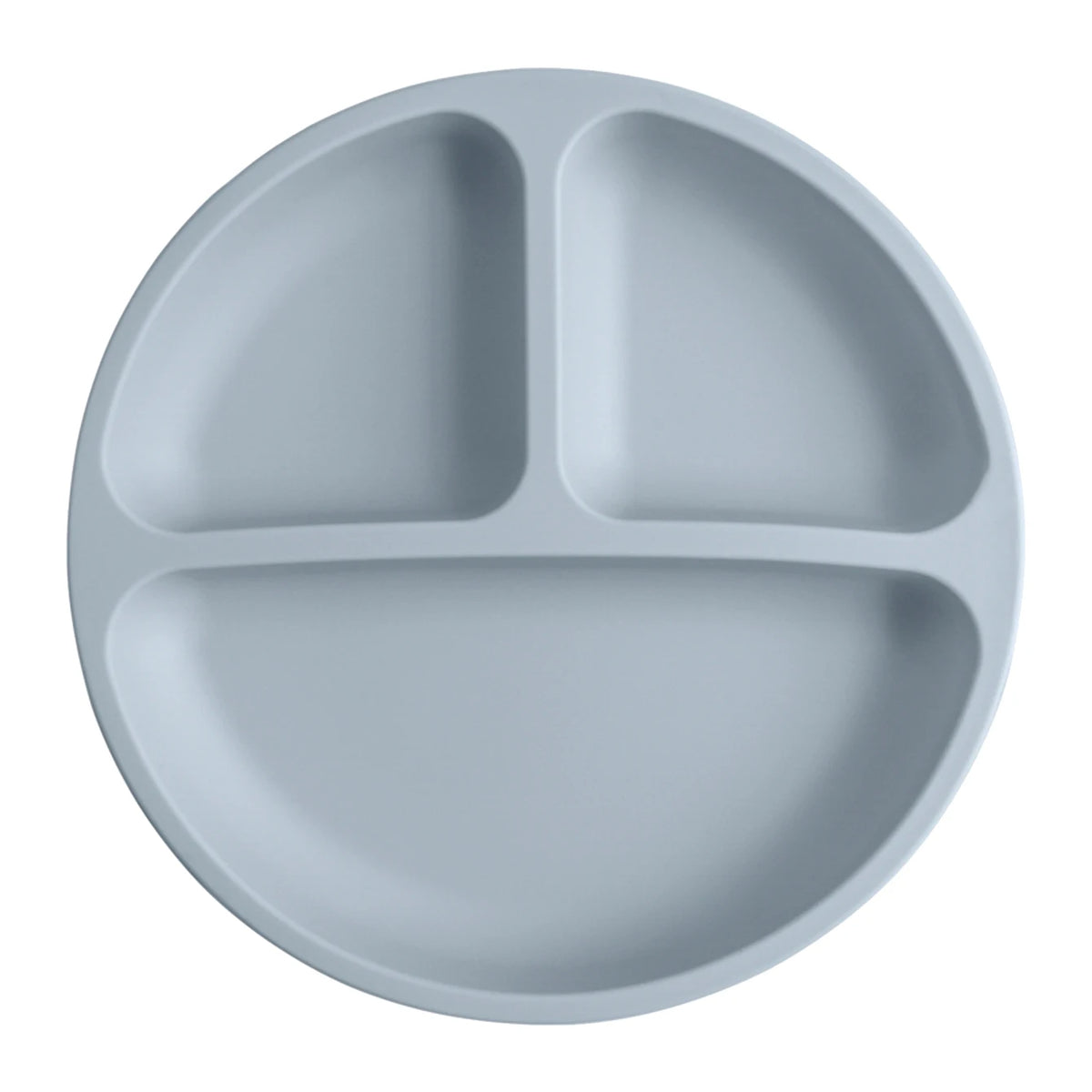 Three-Compartment Silicone Baby & Toddler Divided Plate