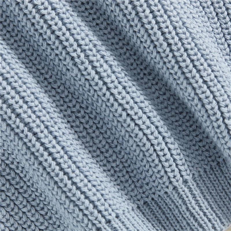 Classic Knit Baby Sweater – Soft Cotton Crewneck Pullover (0–5 Years)