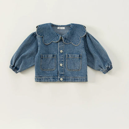 Ruffle Collar Denim Jacket for Girls (1-6 years)