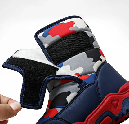 Waterproof Snow Boots for Kids – Plush-Lined Winter Boots with Non-Slip Sole (Toddlers & Youth)