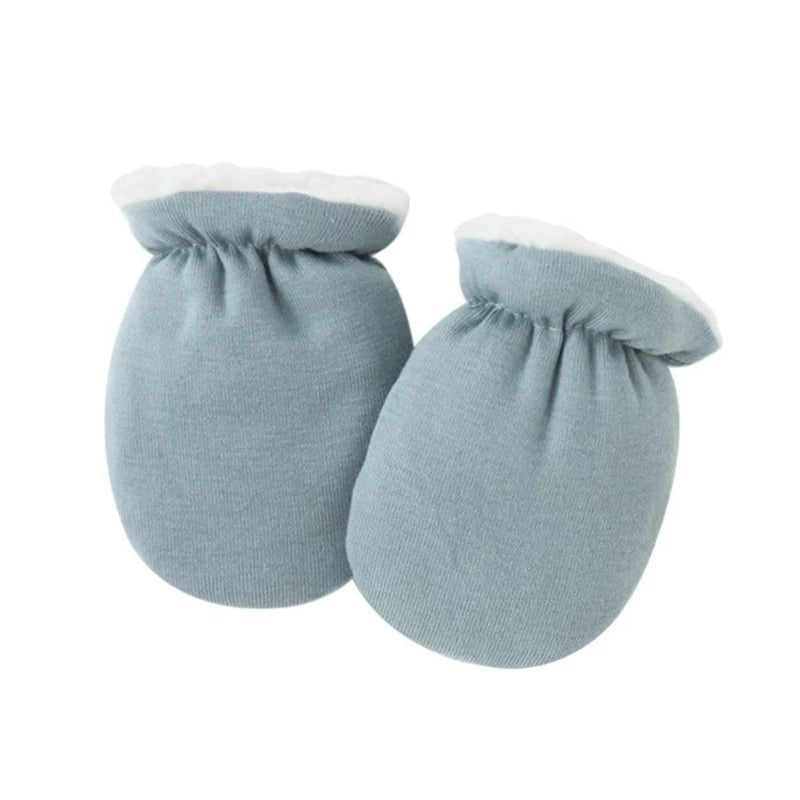 Newborn Anti-Scratch Baby Mittens – Soft Protective Hand Covers (0–12 Months)