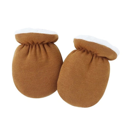 Newborn Anti-Scratch Baby Mittens – Soft Protective Hand Covers (0–12 Months)