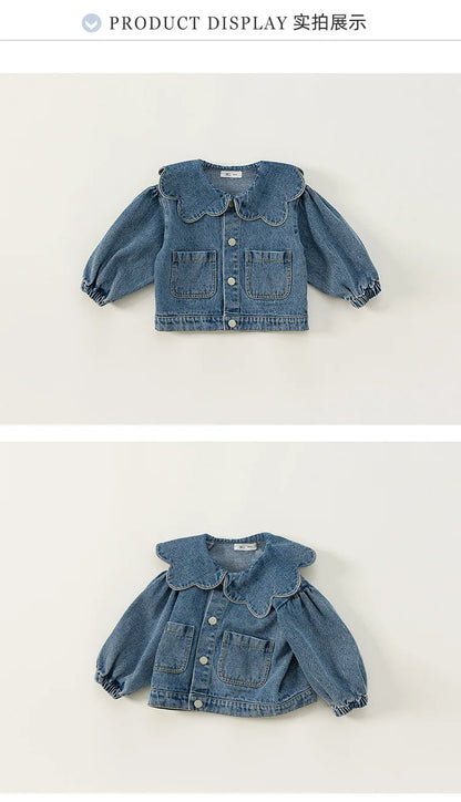 Ruffle Collar Denim Jacket for Girls (1-6 years)