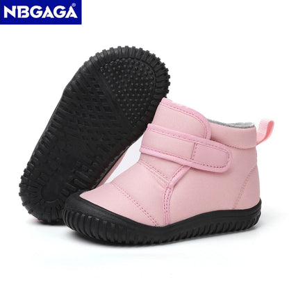 Warm Winter Snow Boots for Toddlers & Kids – Anti-Slip, Plush-Lined Outdoor Shoes