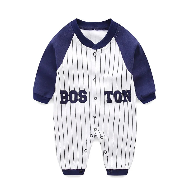 Bow-Tie Tuxedo Romper for Baby Boys