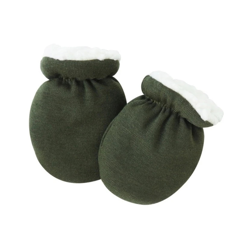 Newborn Anti-Scratch Baby Mittens – Soft Protective Hand Covers (0–12 Months)