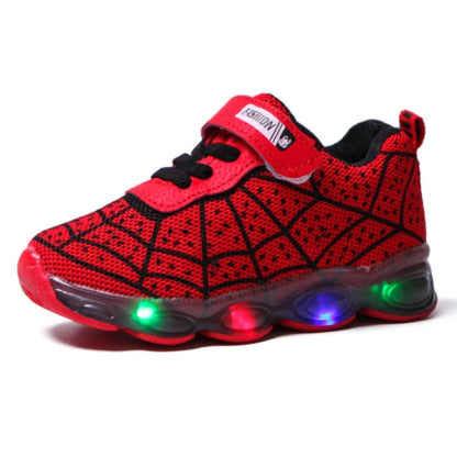 Kids LED Light-Up Sneakers with Breathable Mesh