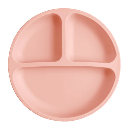 Three-Compartment Silicone Baby & Toddler Divided Plate