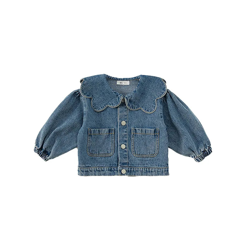 Ruffle Collar Denim Jacket for Girls (1-6 years)