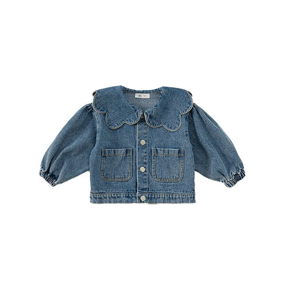 Ruffle Collar Denim Jacket for Girls (1-6 years)