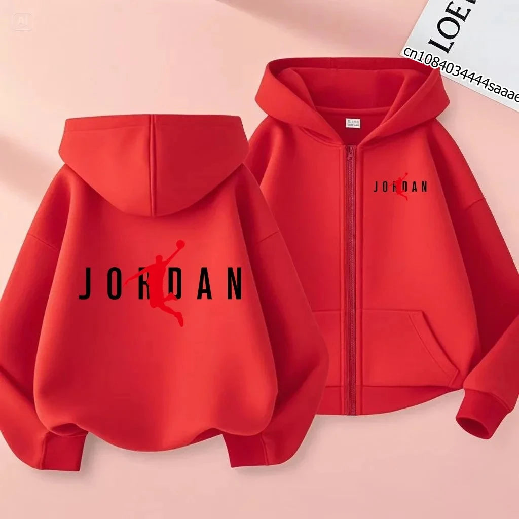 Girls’ Basketball Graphic Full-Zip Hoodie