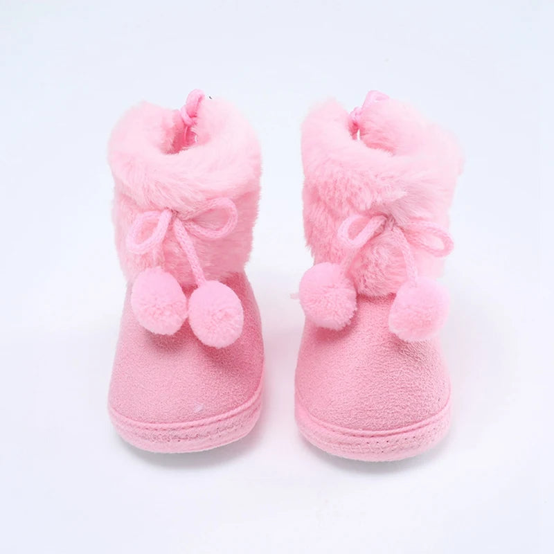 Winter Baby Snow Boots – Plush Warm First Walker Booties (0–18 Months)