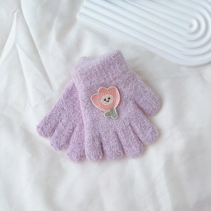 Toddler Plush Cartoon Gloves – Cozy Winter Warmth for Little Hands (Ages 1–3)