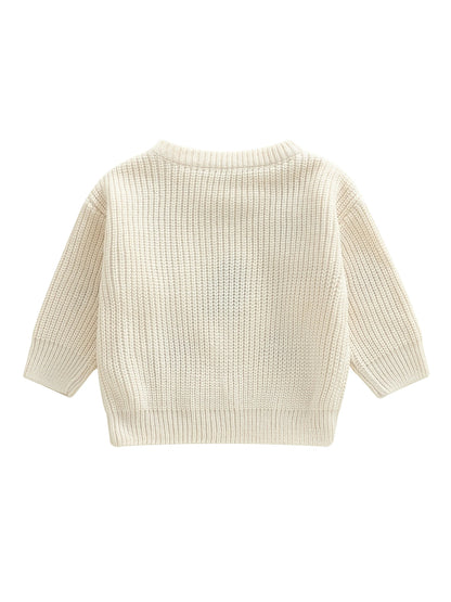 Gingerbread Knit Pullover Sweater for Babies & Toddlers