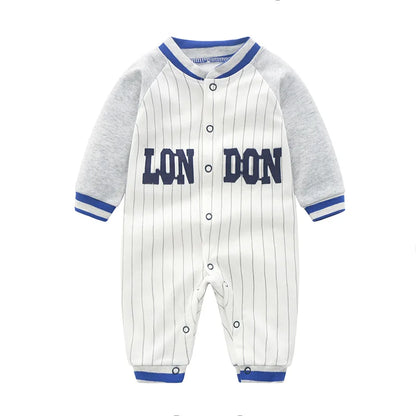 Bow-Tie Tuxedo Romper for Baby Boys