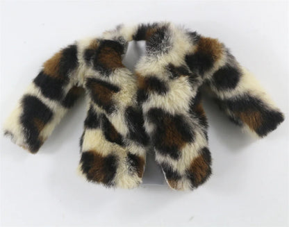 Plush Faux-Fur Coat for 11.5-Inch Dolls