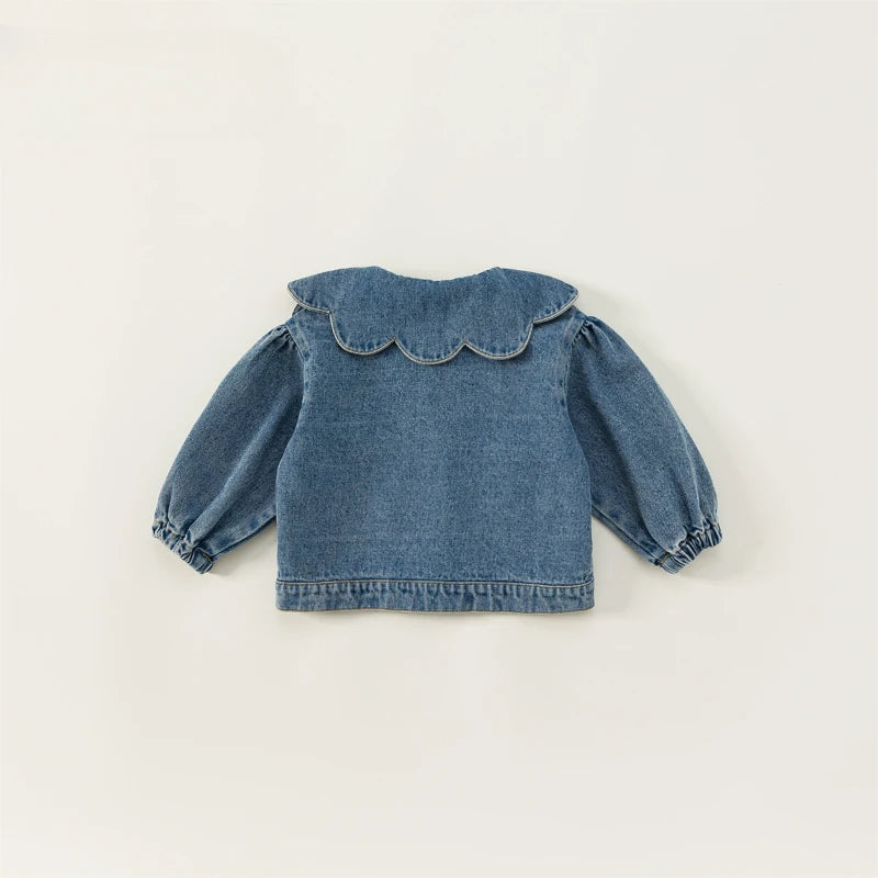 Ruffle Collar Denim Jacket for Girls (1-6 years)