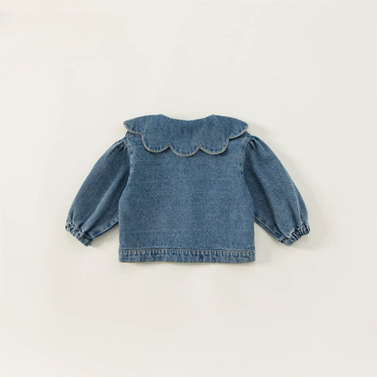 Ruffle Collar Denim Jacket for Girls (1-6 years)