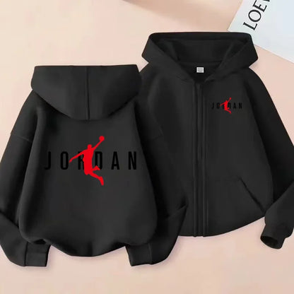 Girls’ Basketball Graphic Full-Zip Hoodie