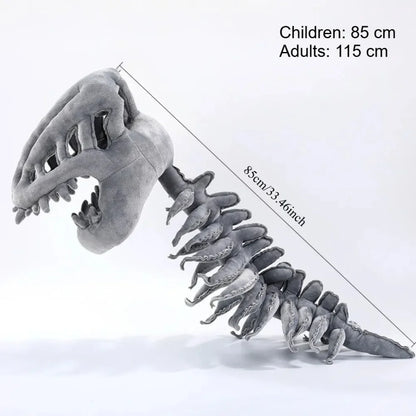 3D Dinosaur Skeleton Costume with Plush Skull & Spine