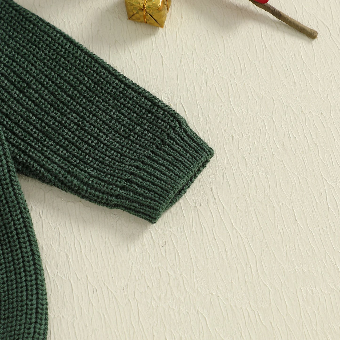 Kids Knit Sweater with 3D Beanie Detail – Cozy Crewneck Pullover (0 - 5 Years)