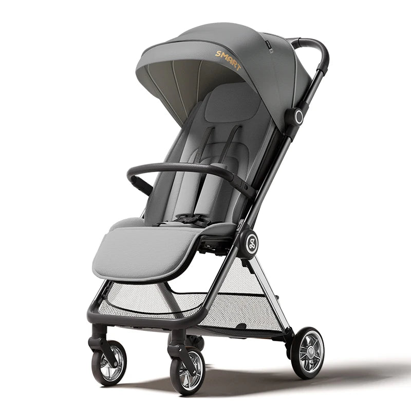 Lightweight Compact Travel Stroller with Reclining Seat – One-Hand Fold & UPF 50+ Canopy