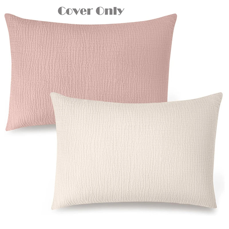 Soft Cotton Muslin Baby Pillowcase with Envelope Closure