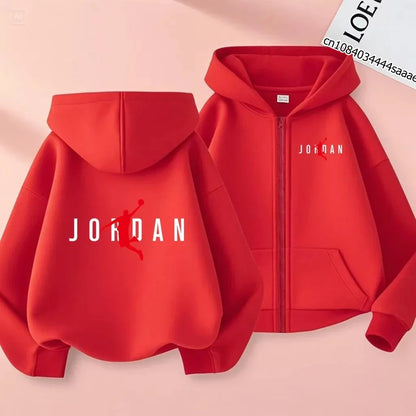 Girls’ Basketball Graphic Full-Zip Hoodie