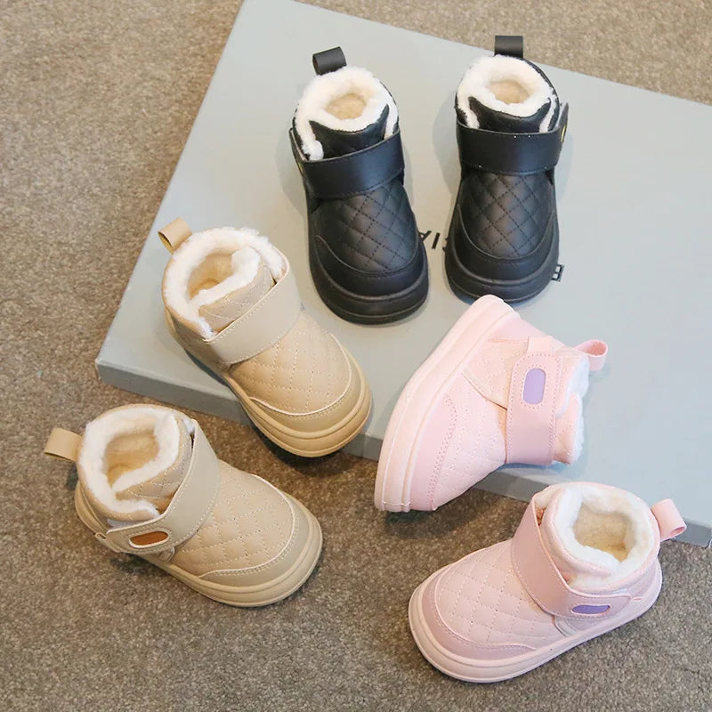 Baby Plush Snow Booties – Warm First Walker Boots