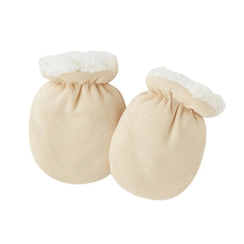 Newborn Anti-Scratch Baby Mittens – Soft Protective Hand Covers (0–12 Months)