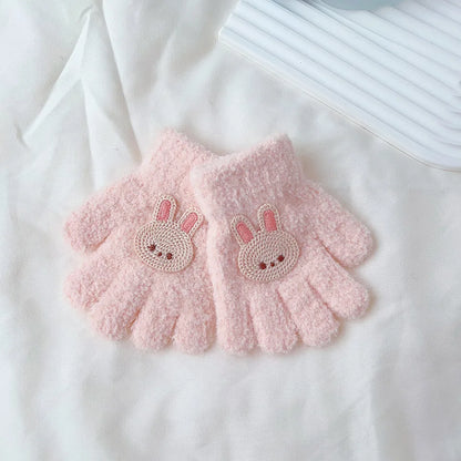 Toddler Plush Cartoon Gloves – Cozy Winter Warmth for Little Hands (Ages 1–3)