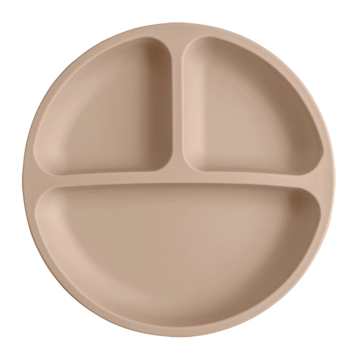 Three-Compartment Silicone Baby & Toddler Divided Plate