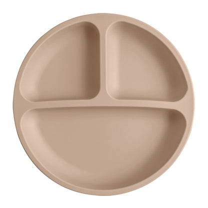 Three-Compartment Silicone Baby & Toddler Divided Plate